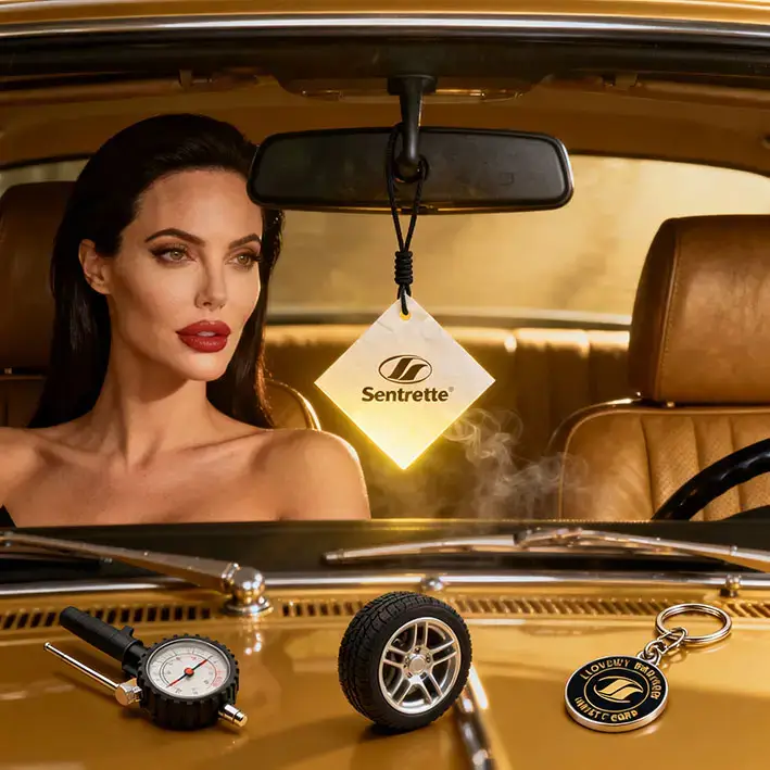 Dedicated car air freshener for every workshop intervention – regular service, alignment, balancing and tires as loyalty occasions﻿﻿