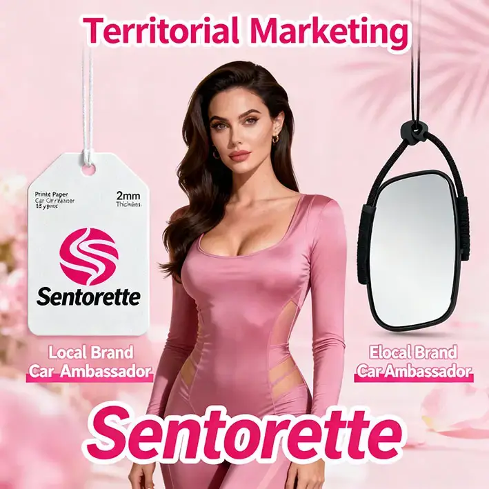 Custom car air freshener as a vehicle for territorial marketing – increased visibility of the local brand through ambassador customers﻿﻿